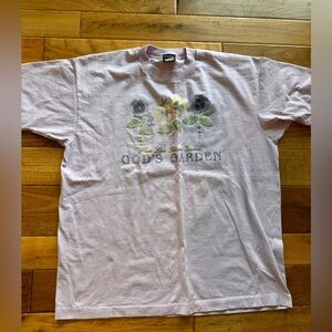 Vtg Screen Stars garden T single stitch